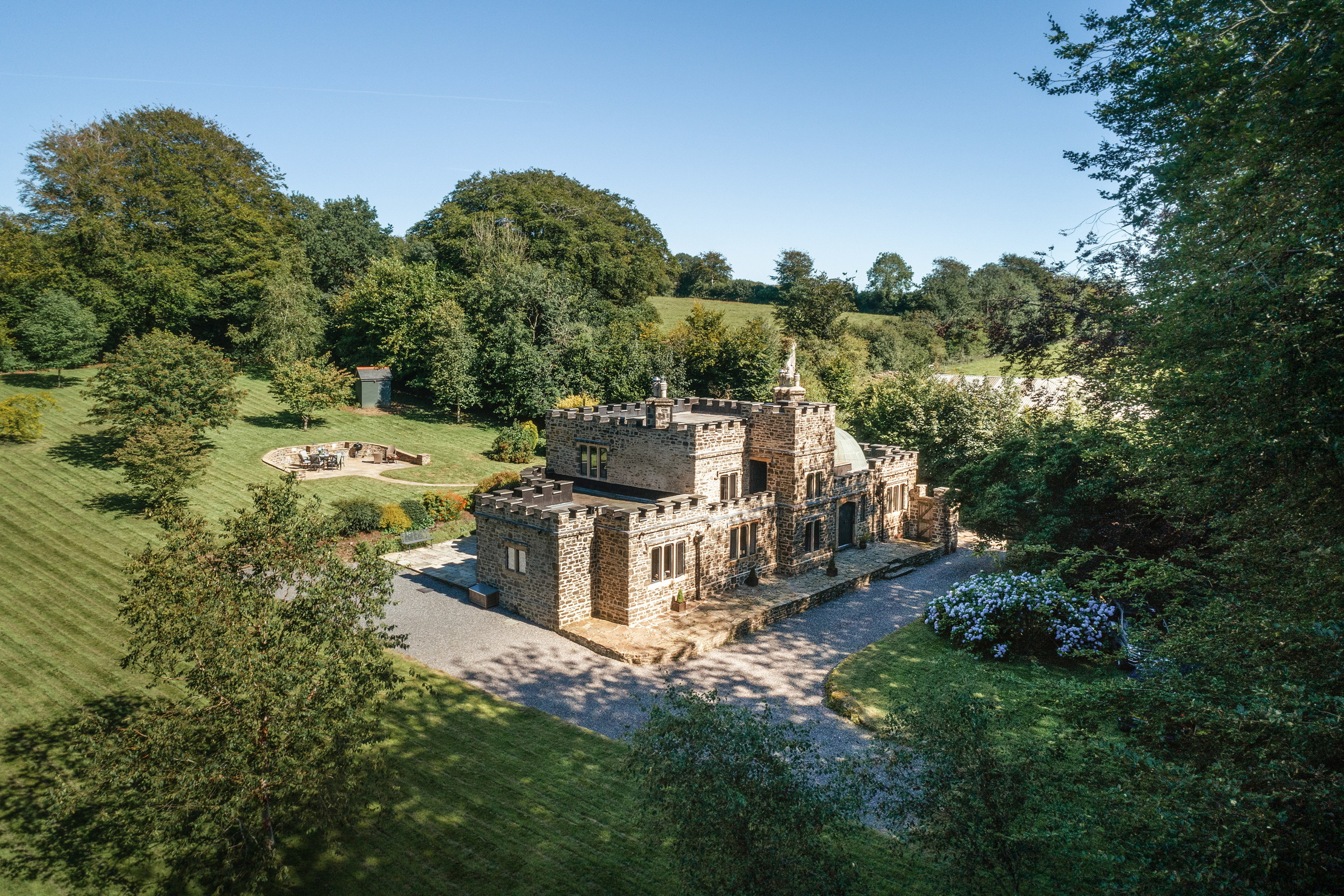 Images of the St Petroc Castle in Devon