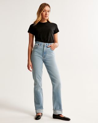 Ultra High Rise 90s Straight Jean