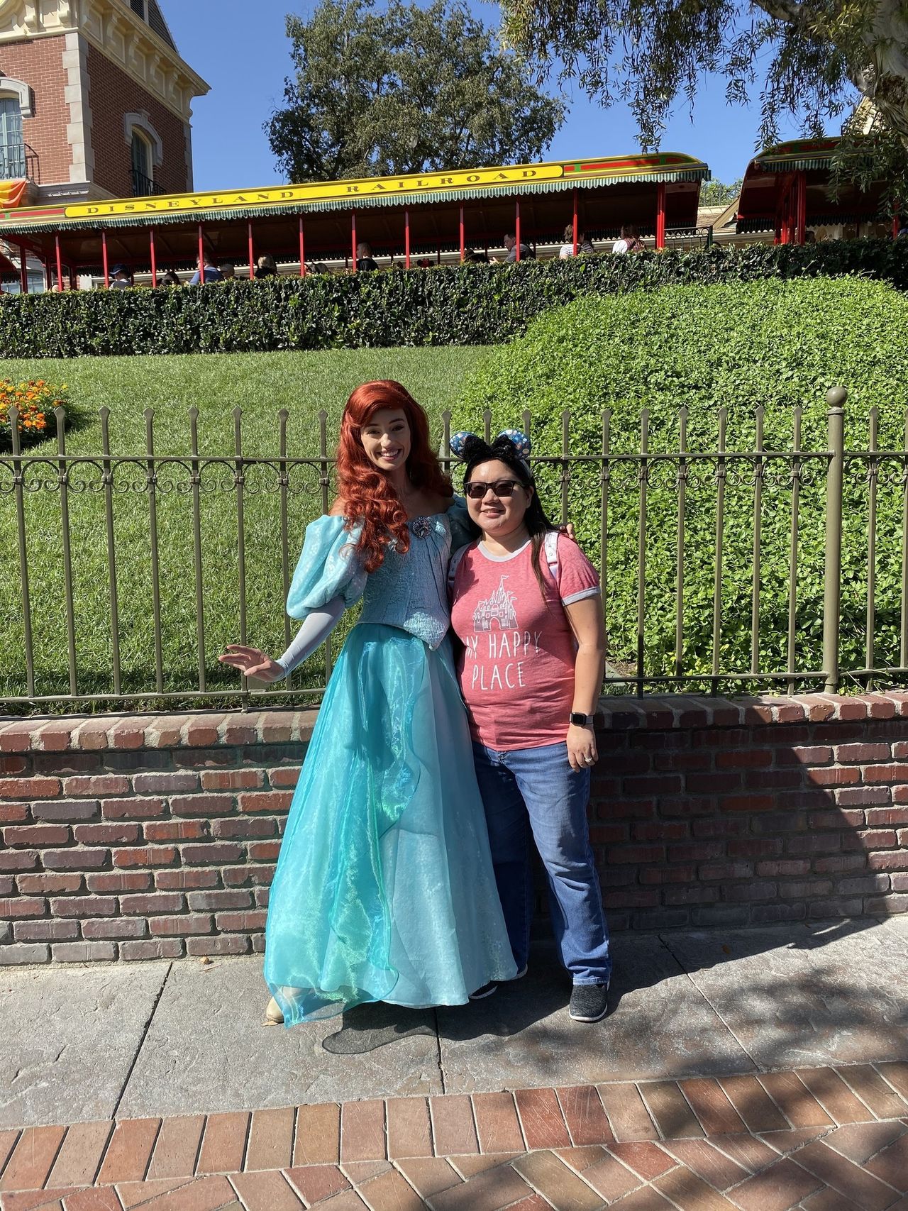 Christine with Ariel