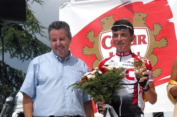 Stephen Roche with Tyler Hamilton at the 2003 Tour de France
