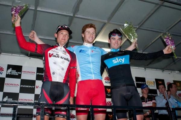 The podium (l-r): Bernard Sulzberger, Tom Palmer and Chris Sutton.