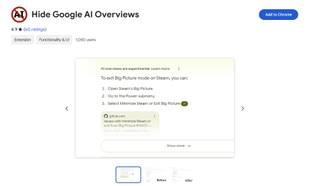 safari block ads extension Hide AI Overviews
