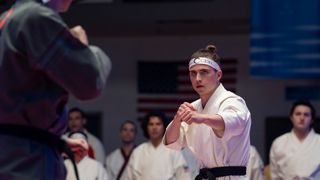 Robby stands ready for his fight in Cobra Kai season 6 part 3