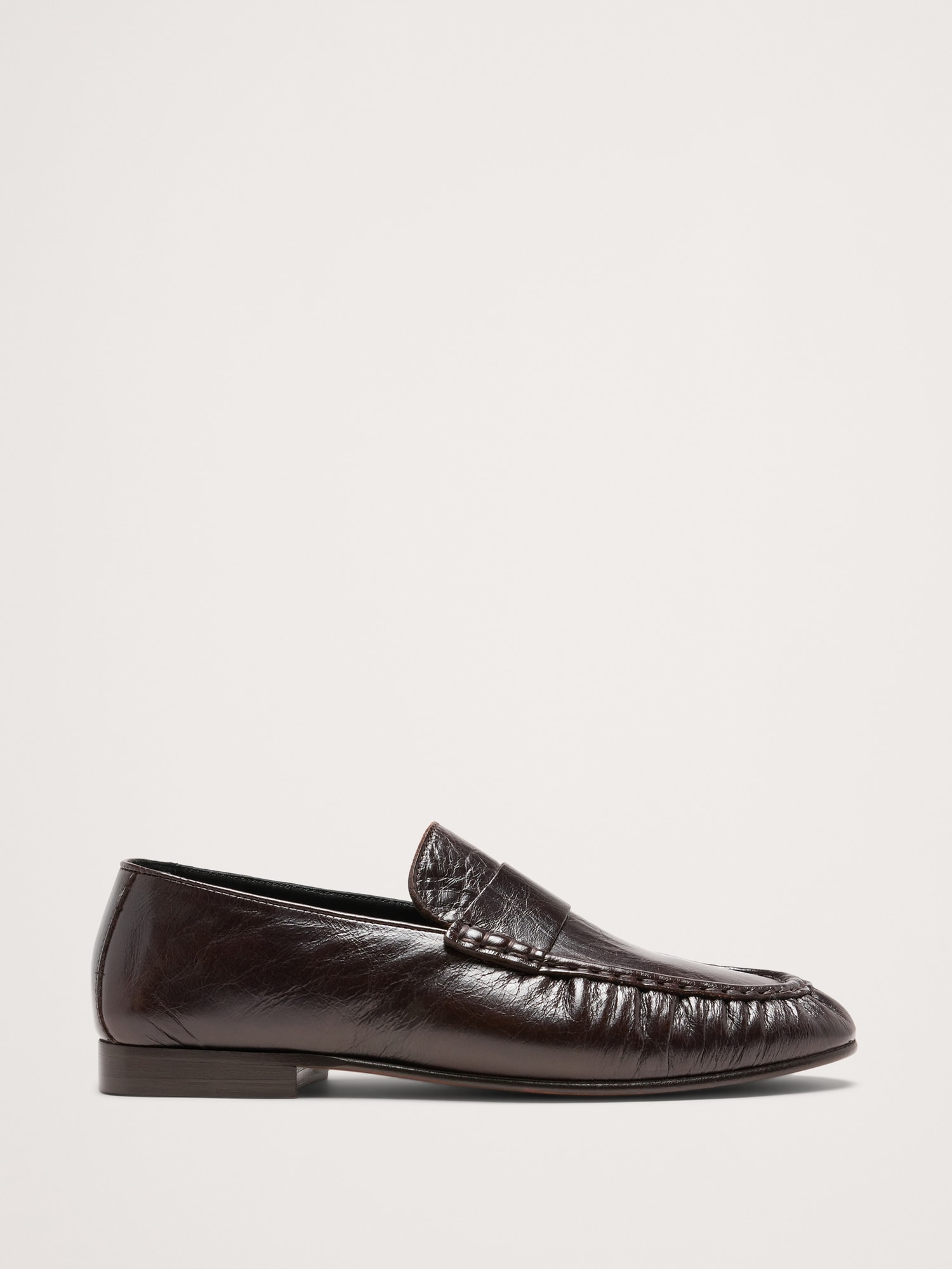 Leather Moccasin Loafer