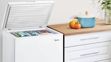 midea chest freezer