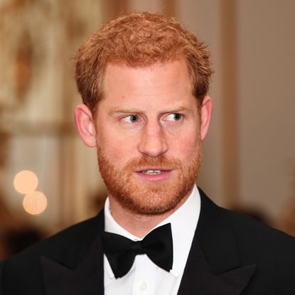 Prince Harry attends 100 Women in Finance Gala Dinner in aid of Wellchild at the Victoria and Albert Museum on October 11, 2017 in London, England