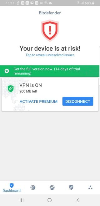 Bitdefender Mobile Antivirus Screenshot Edited
