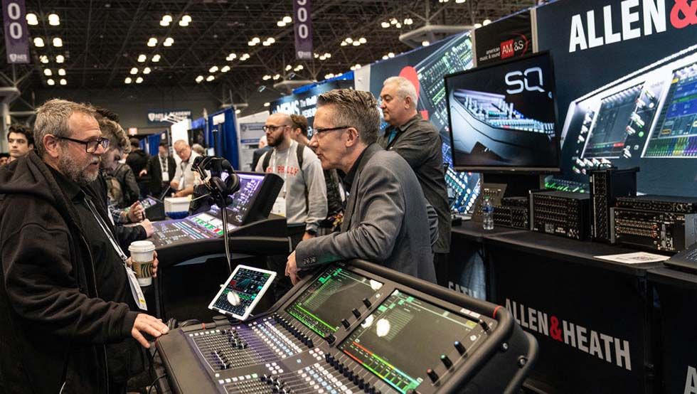 Show floor of 2022 NAB Show New York