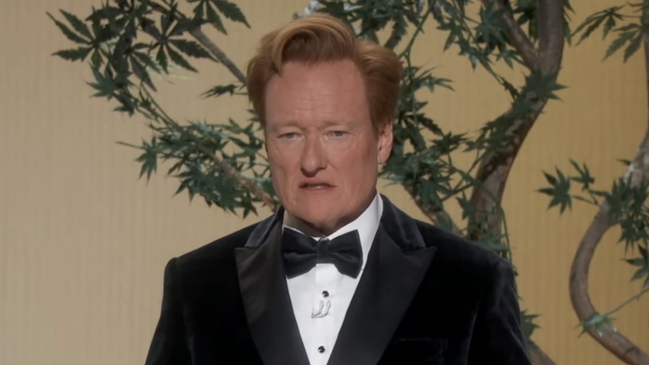 Conan O'Brien during Oscars bit