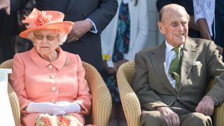 Queen Elizabeth II and Prince Philip, Duke of Edinburgh attend The OUT-SOURCING Inc Royal Windsor Cup 2018 polo match