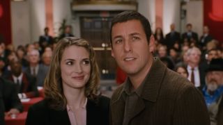 Winona Ryder and Adam Sandler in Mr. Deeds