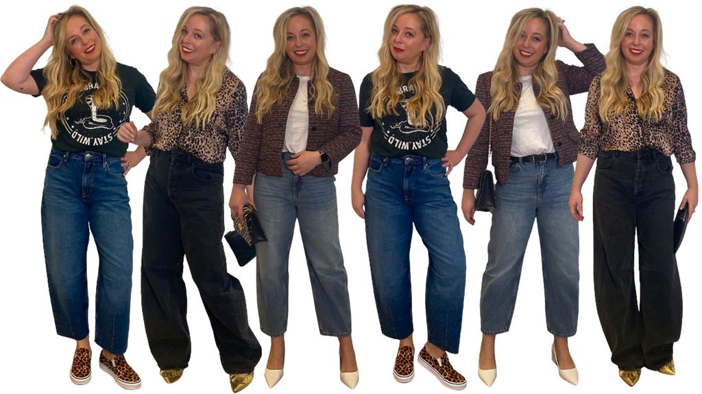 How to wear barrel leg jeans according to a fashion editor | Woman & Home