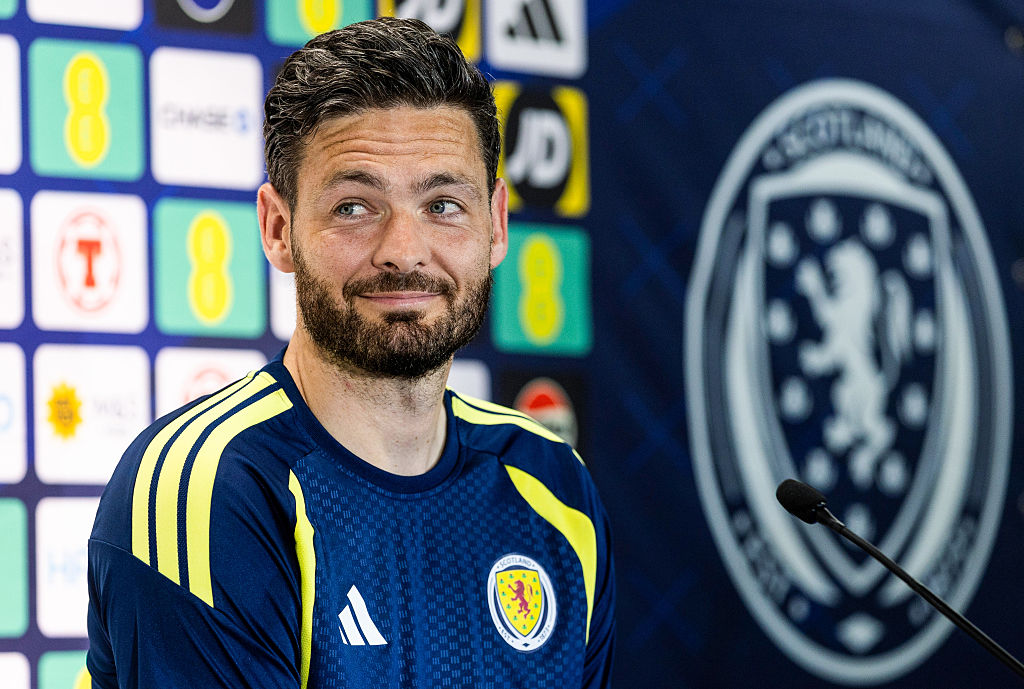 Craig Gordon during a Scotland Men's National Team press conference at Atrium Health Training Ground, on June 09, 2026, in Charlotte, North Carolina