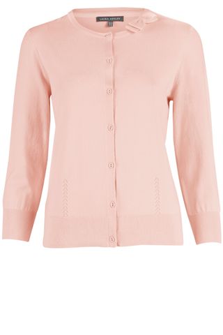 Laura Ashley Pink Bow Cardigan, £45