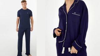 Jack Wills Navy Pajama Set