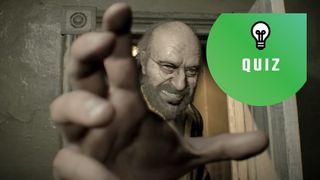 Resident Evil 7 - Jack Baker barging into the bathroom and reaching for the camera