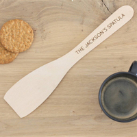 Hot Dot Laser Personalised Wooden Spatula | £6 at Not on the High Street