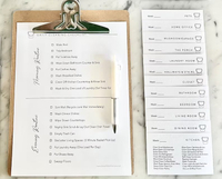 Printable Cleaning Card System | View at Etsy