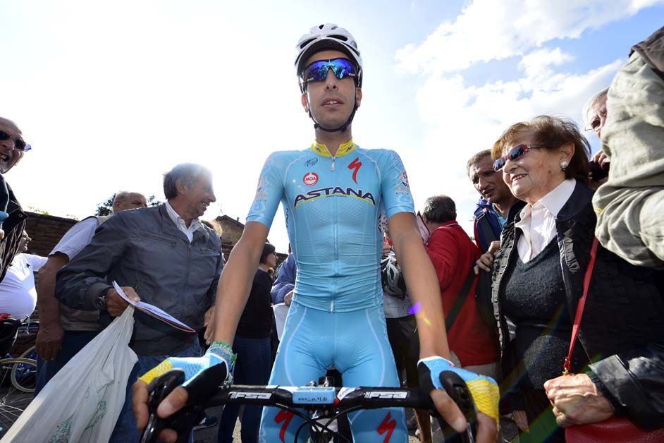 Fabio Aru at the start