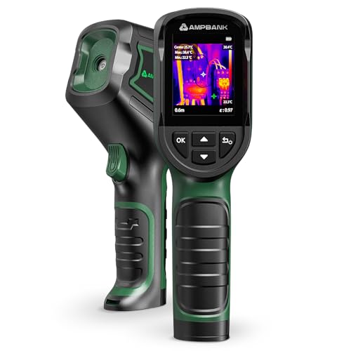 H128 Handheld Thermal Camera, 240 X 240 Tisr Resolution, 24h Battery Life Thermal Imaging Camera, 25 Hz Infrared Camera With Temperature Alarm, -4&amp;#8457;~ 842&amp;#8457; Temp Range, Ip65 Protection Level