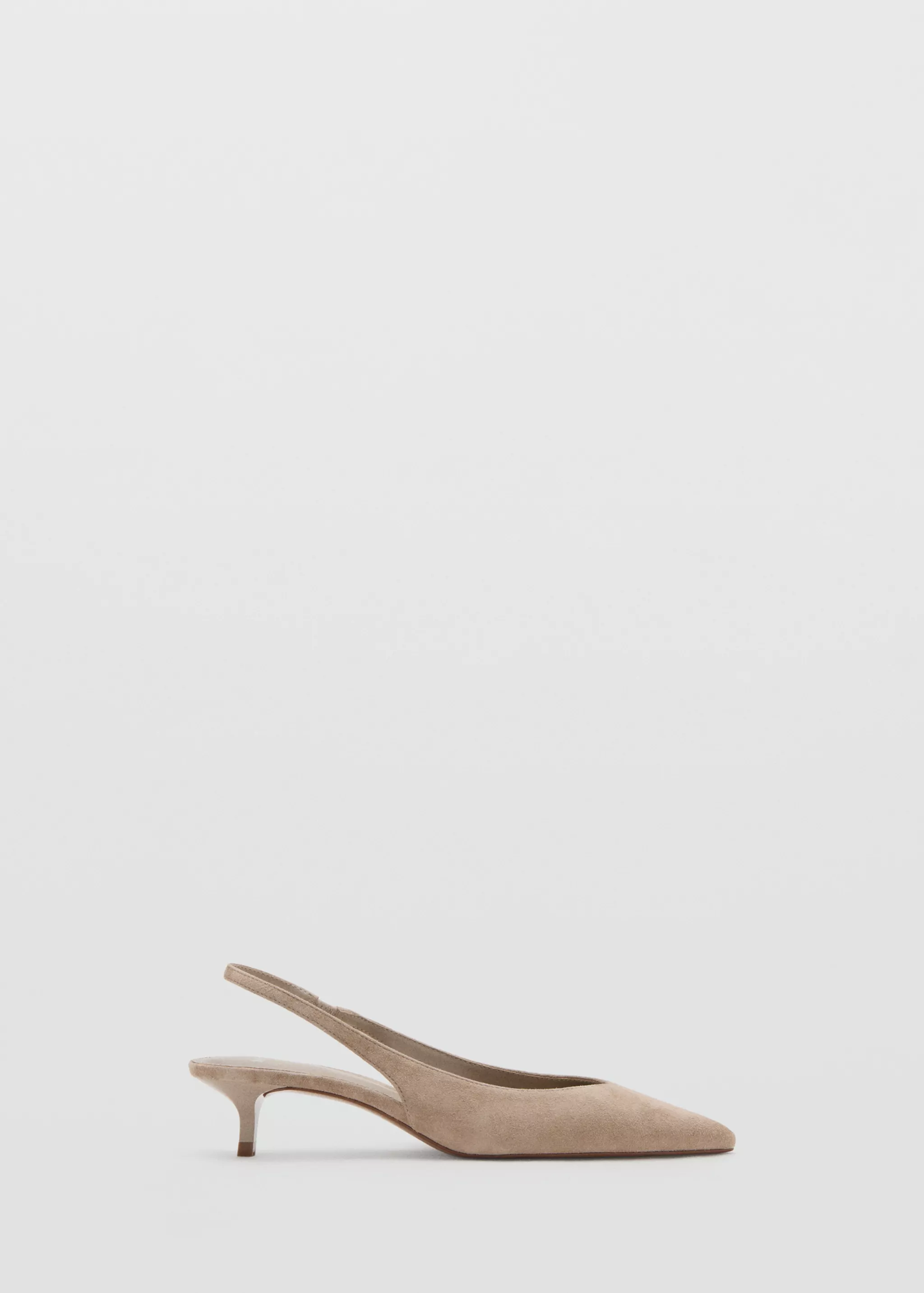 Suede Kitten Heel Shoe - Women | Mango United Kingdom