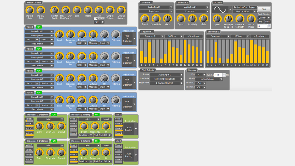 Source Audio C4 editor