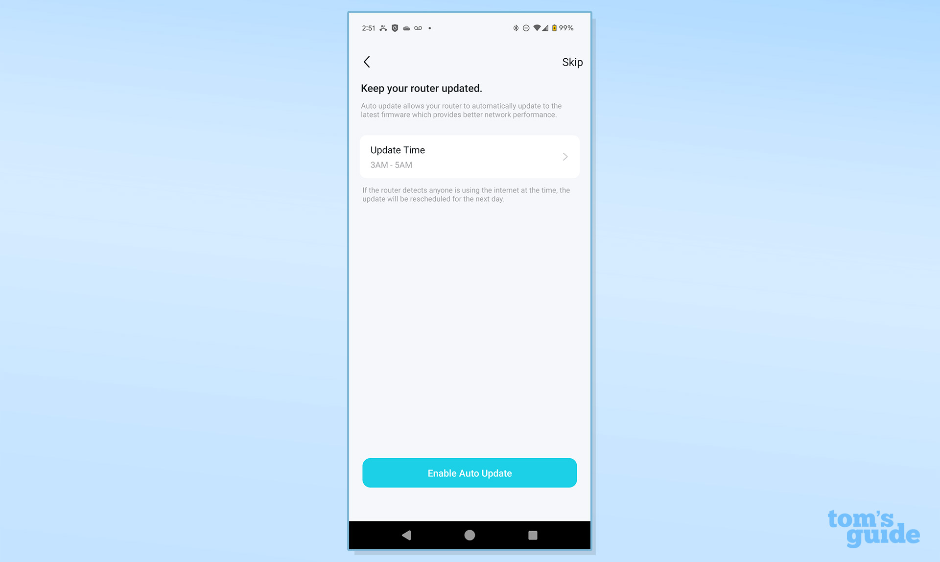 TP-Link Archer BE3600 app screenshot