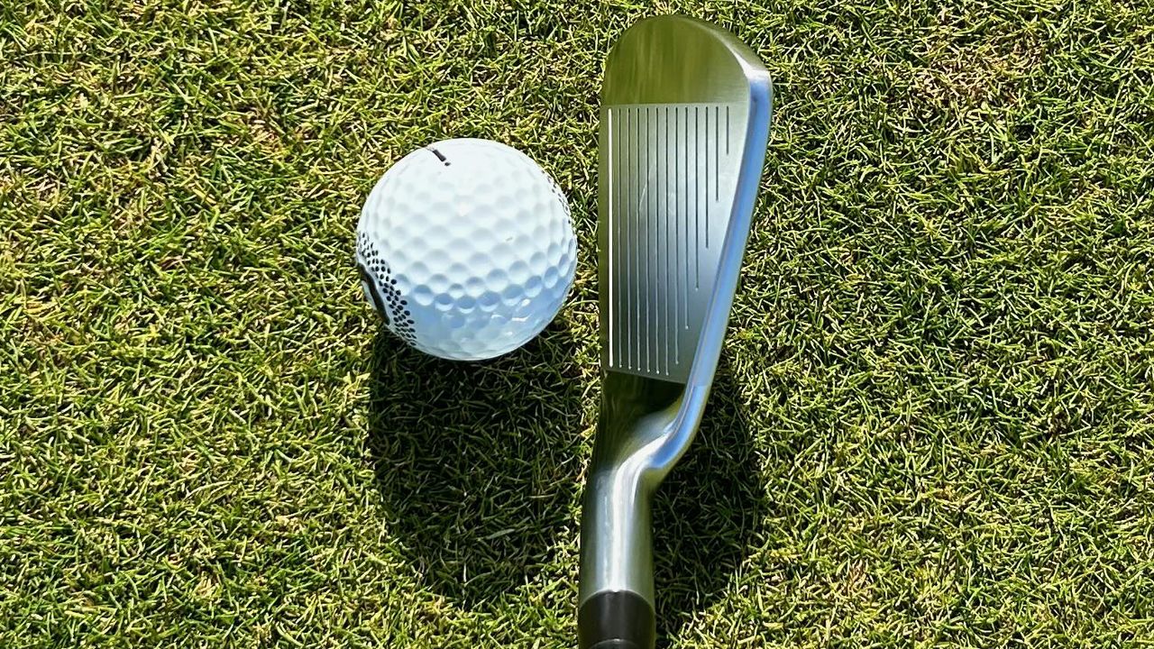 Photo of the Ram Axial Forged 7 iron at address