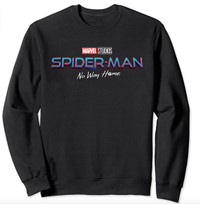 3. Marvel Spider-Man No Way Home Movie Logo Sweatshirt: View on Amazon
