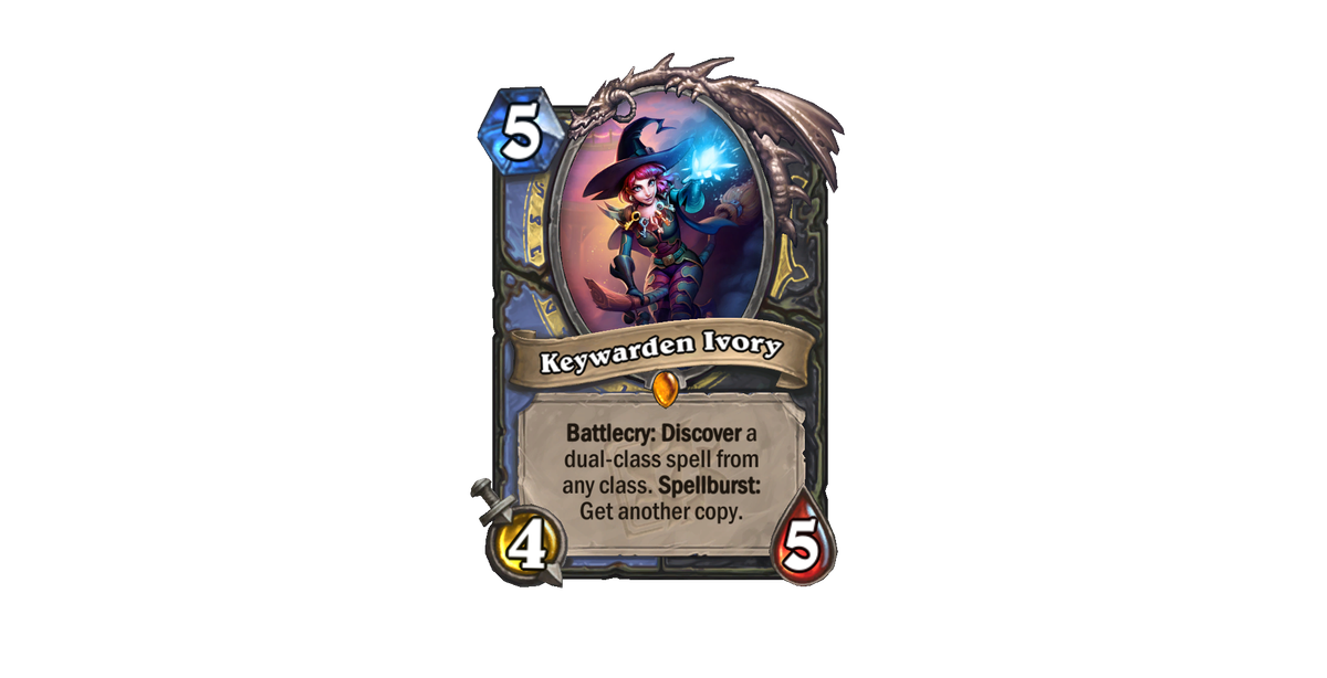 A card from the Darkmoon Races mini-set