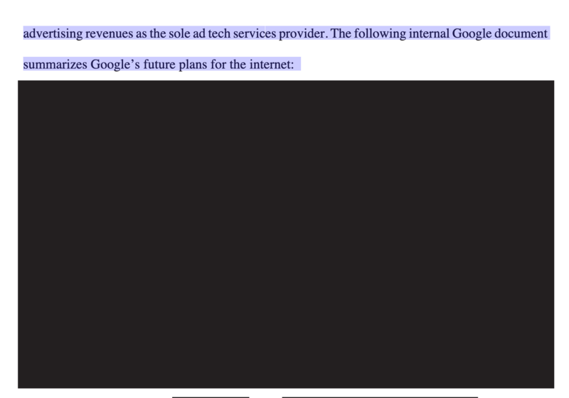 Redacted Filing
