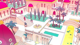 Best indie games; an isometric view of a middle eastern market