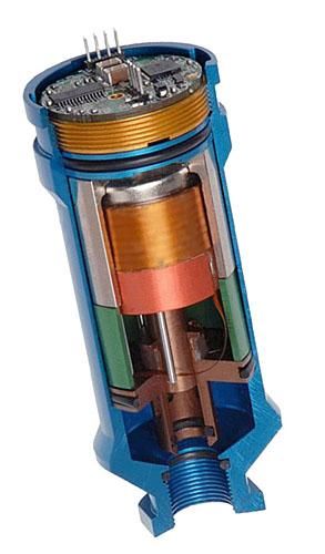 This quick-acting stepper motor is the heart of Simon.