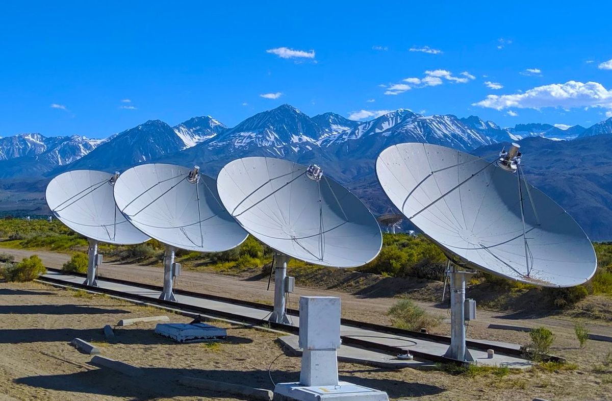 The Owens Valley Radio Observatory is located in the Sierra Nevada mountains of California.