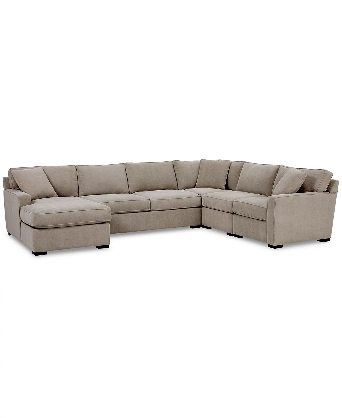Radley 5-Pc. Fabric Chaise Sectional Sofa 