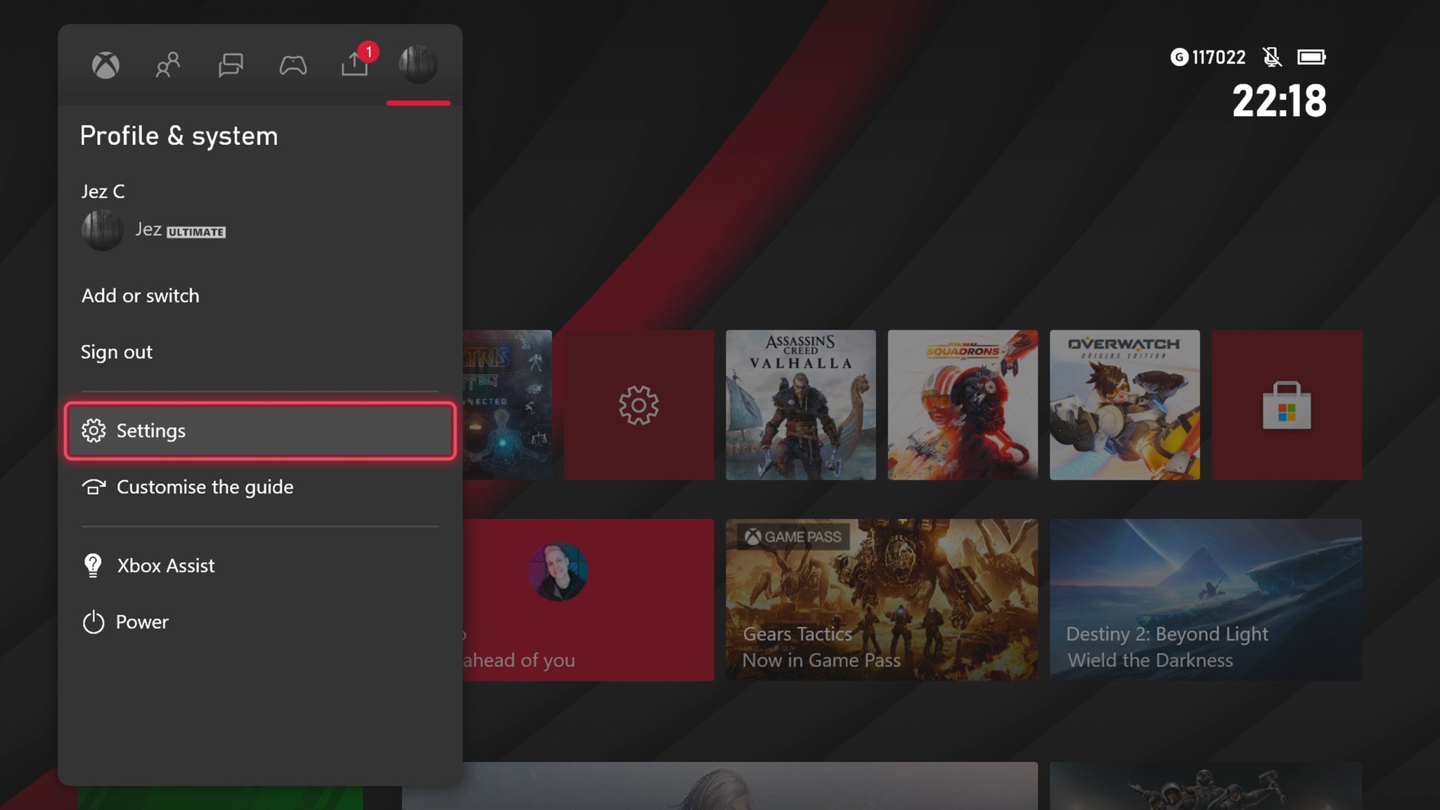 Guide menu. Меню Xbox Series x. Темы Xbox Series x.