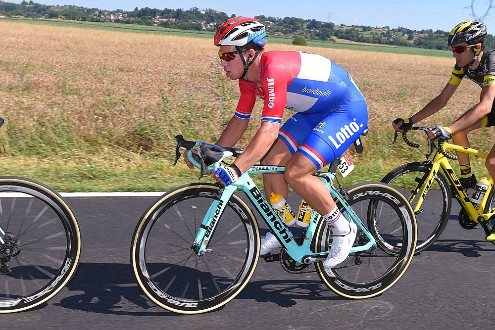 Dylan Groenewegen at the Tour de France stage 14