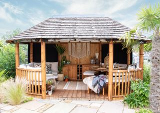 summer house ideas: open-sided gazebo from Malvern Garden Buildings