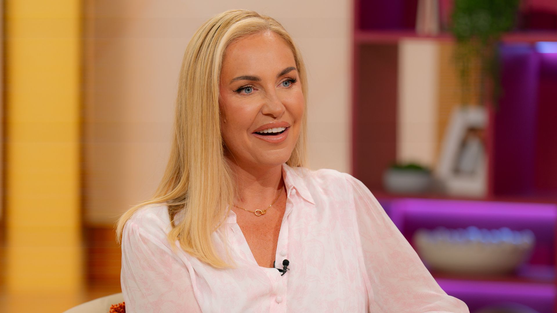 Josie Gibson wearing Holland Cooper dress on Lorraine in June 2026