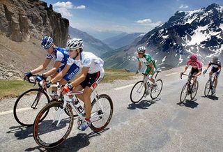 The 2006 race, led by Spain's Alejandro Valverde, tops the Galibier