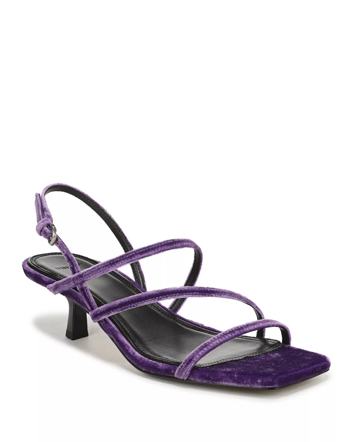 Vince, Tania Velvet Sandals in Violet Velvet