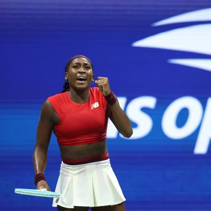coco gauff at the 2025 us open
