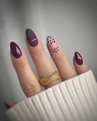 brown matte design