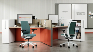 Two Steelcase Series 2 office chairs in an office