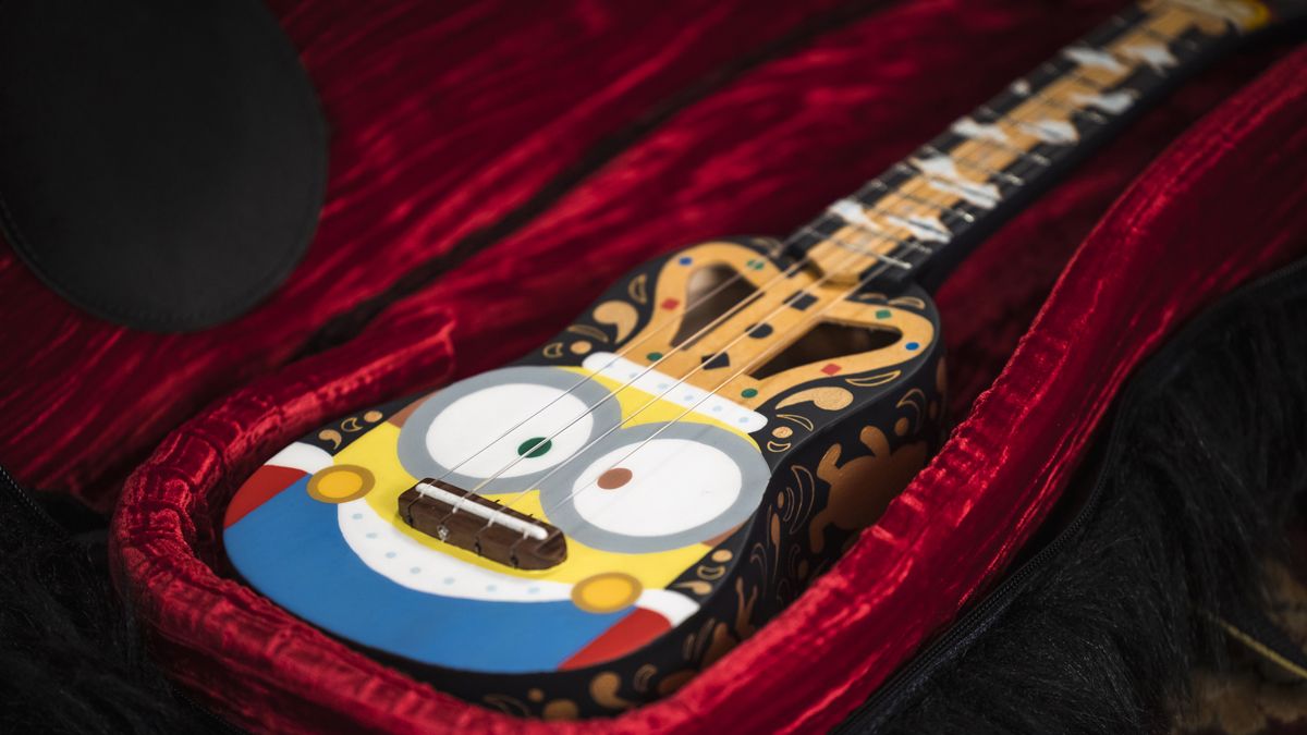 Fender Minions: Rise of Gru guitar