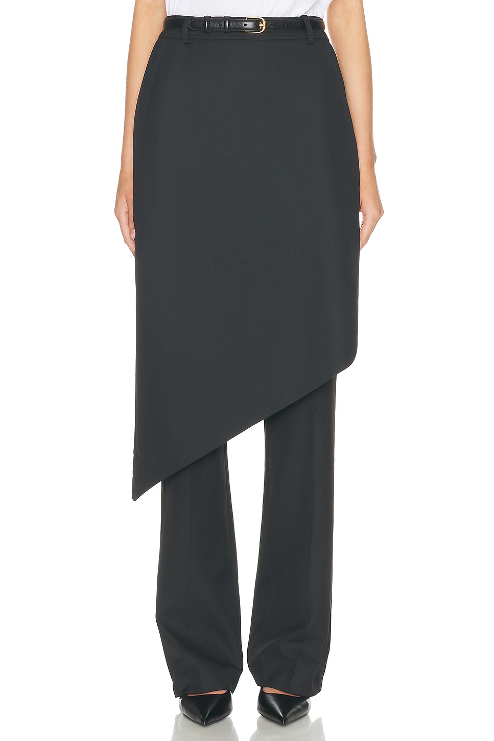 Trouser With Attached Skirt