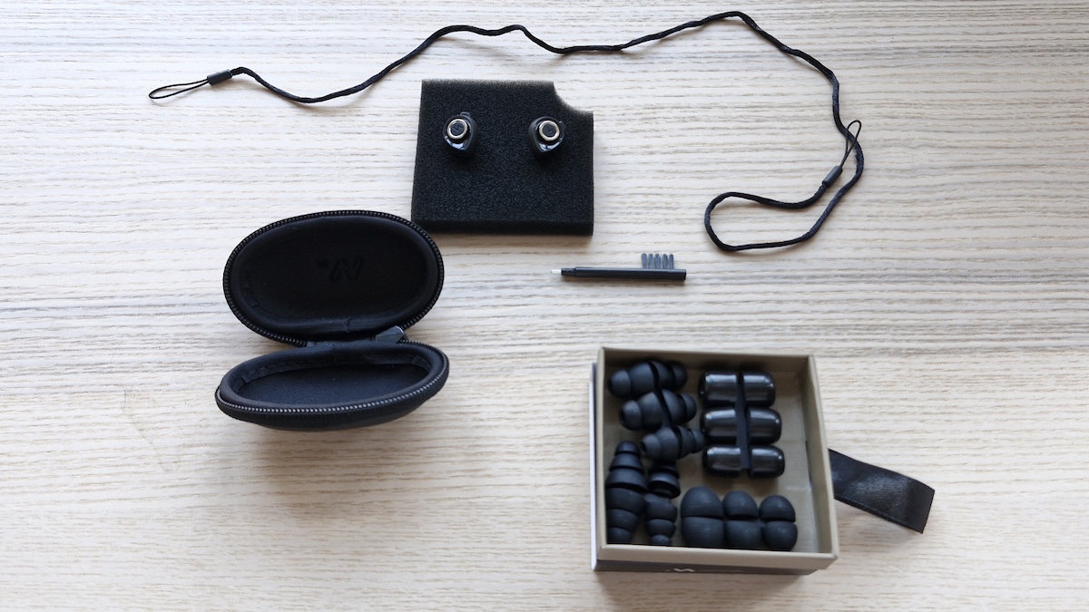 Minuendo Lossless earplugs box contents