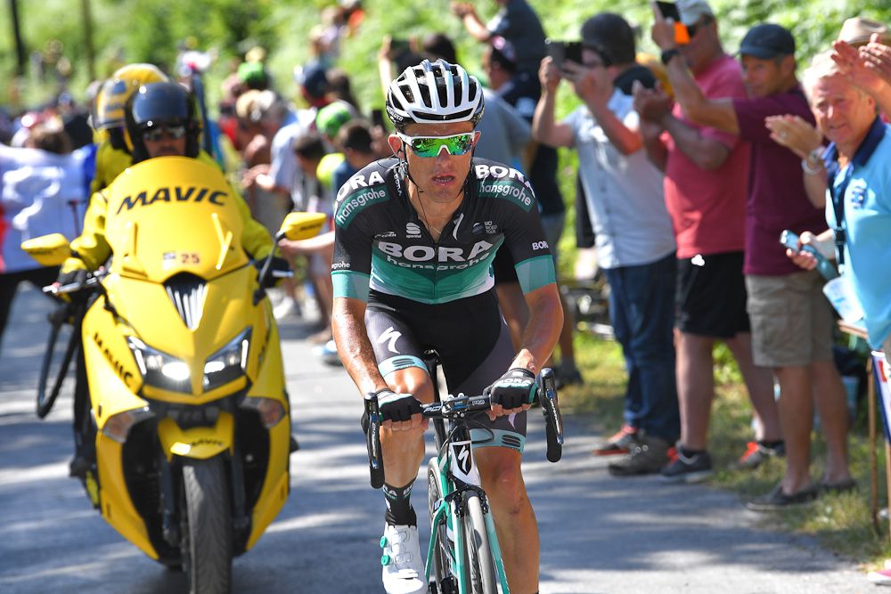 Rafal Majka on the attack during stage 15