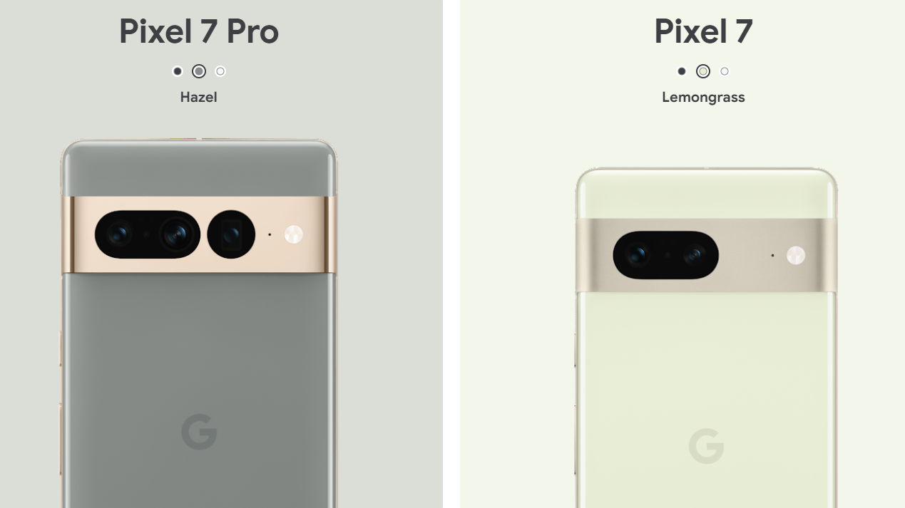 Pixel 7 & 7 Pro exclusive colours
