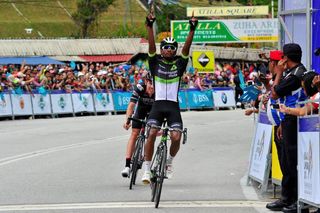 Mekseb Debesay (Dimension Data) wins stage 4 to Cameron Highlands at the 2017 Tour de Langkawi